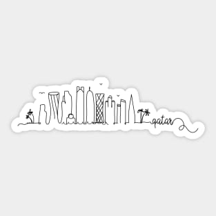 Qatar City Signature Sticker